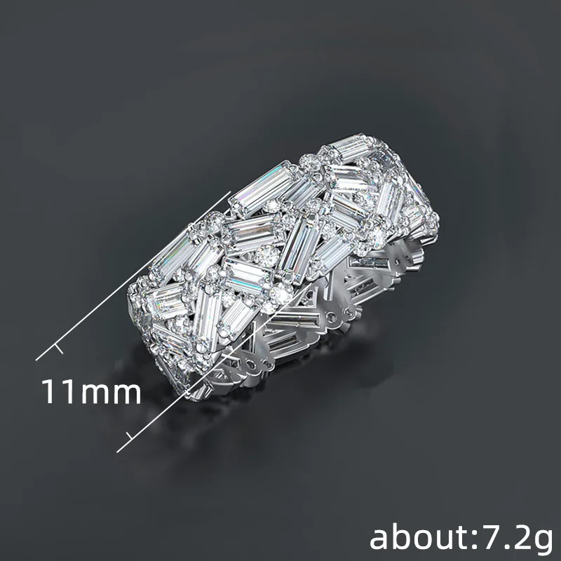 Fashionable and Casual Full of Zircon Ring European and American Temperament Luxurious Women's Party Jewelry Rings 2021
Fashionable and Casual Full of Zircon Ring European and American Temperament Luxurious Women's Party Jewelry Rings 2021