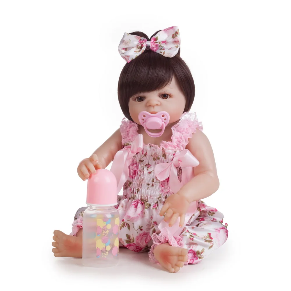 Реалистичная силиконовая кукла Reborn Baby 22 дюйма|Игровые фигурки и трансформеры| |