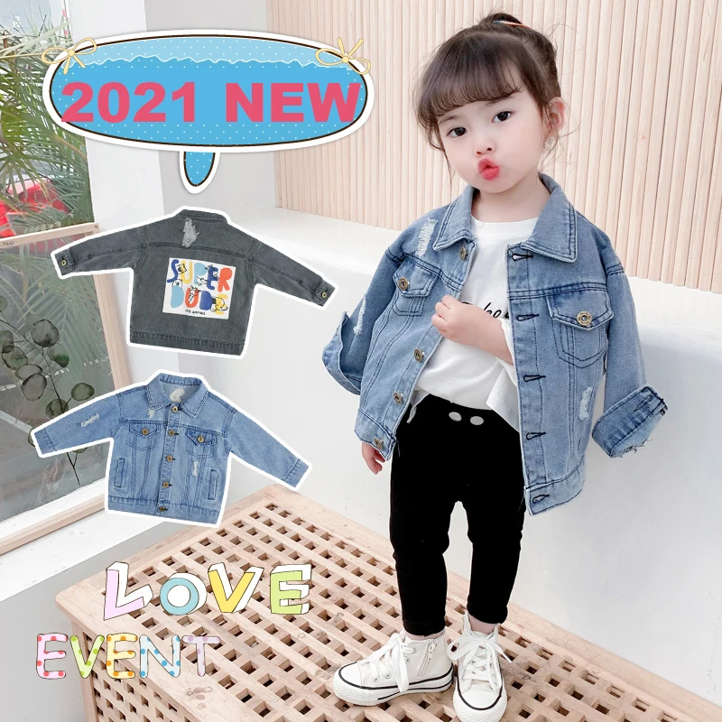 2021 Spring New Print Outerwear Denim Jackets for Girls Coat Clothes Fashion All-match Casual Coats Children's Down Jacket Coat
2021 Spring New Print Outerwear Denim Jackets for Girls Coat Clothes Fashion All-match Casual Coats Children's Down Jacket Coat