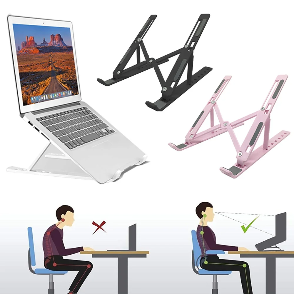 Laptop Stand Foldable Non-slip Adjustable Desktop Laptop Holder Notebook Stands Cooling Bracket Riser for Laptop & Tablet
Laptop Stand Foldable Non-slip Adjustable Desktop Laptop Holder Notebook Stands Cooling Bracket Riser for Laptop & Tablet