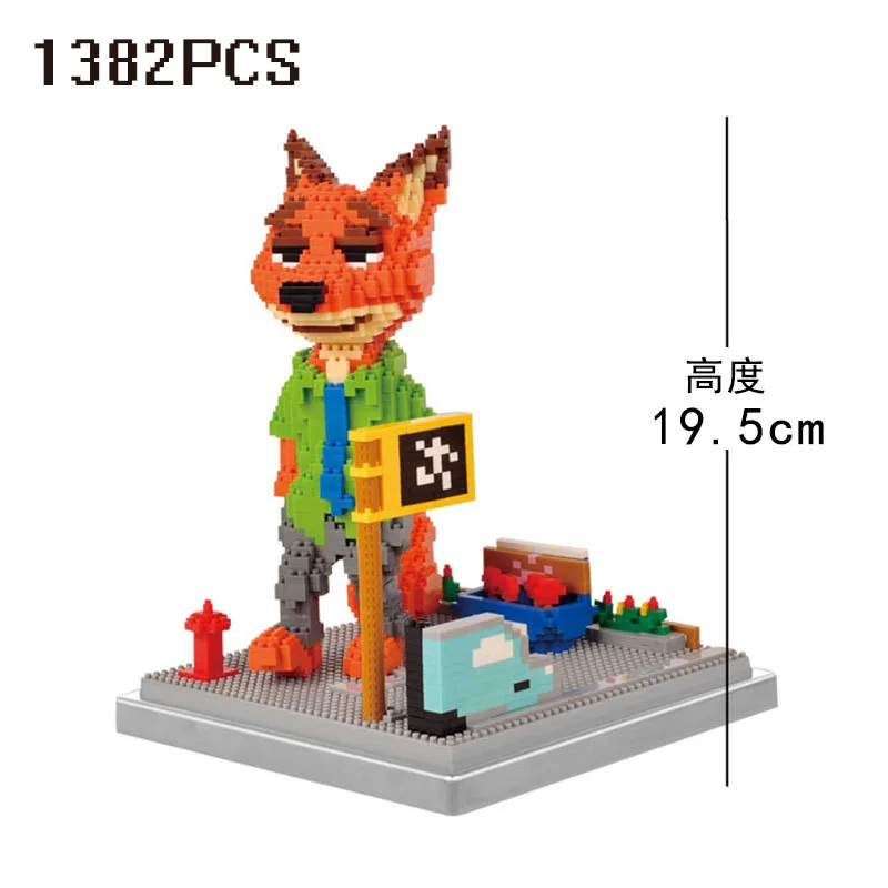 Disney Cartoon Movie Zootopia/Zootropolis Micro Blocks DIY Diamonds Block Toys Cute Auction Figures Kids Toys for Children Gifts
Disney Cartoon Movie Zootopia/Zootropolis Micro Blocks DIY Diamonds Block Toys Cute Auction Figures Kids Toys for Children Gifts