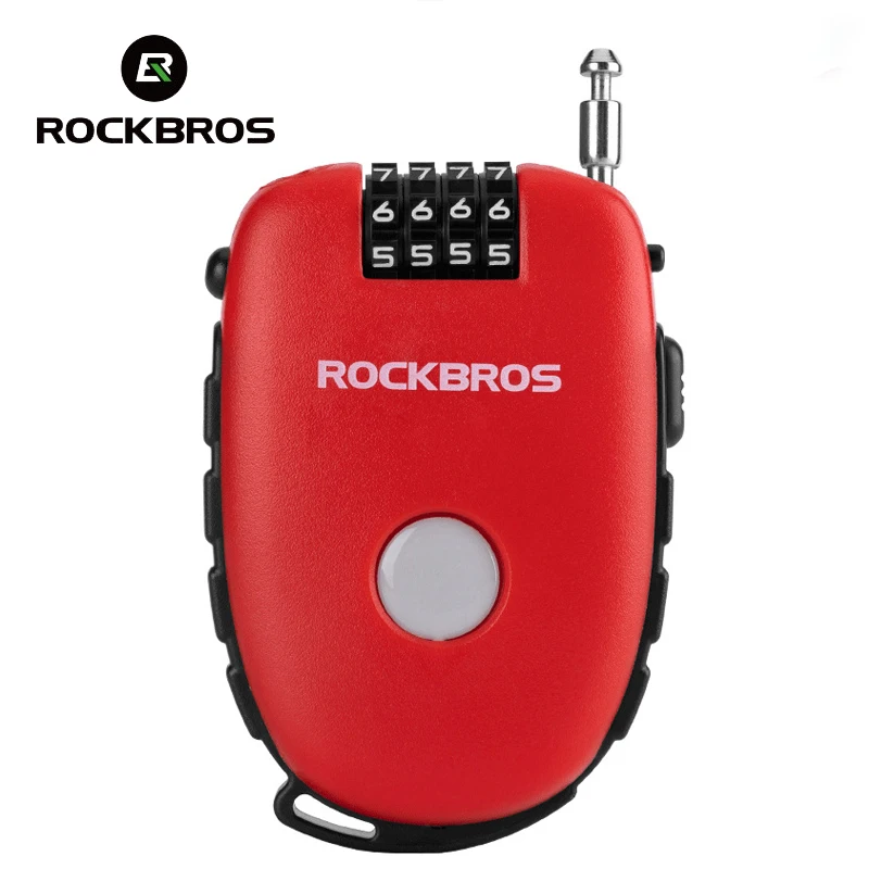ROCKBROS Telescopic MTB Bicycle Lock Anti-theft Bike Cable Helmet Lock Chain Backpack Cycling Password Lock Bike BMX Accessories
ROCKBROS Telescopic MTB Bicycle Lock Anti-theft Bike Cable Helmet Lock Chain Backpack Cycling Password Lock Bike BMX Accessories