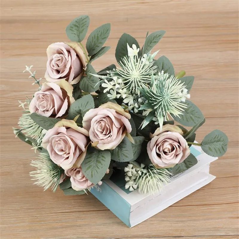7Pcs Fake Rose (12 heads/bunch) 13.78" Length Simulation Pincushion Flower for Home Wedding Decorative Artificial Flower
7Pcs Fake Rose (12 heads/bunch) 13.78" Length Simulation Pincushion Flower for Home Wedding Decorative Artificial Flower