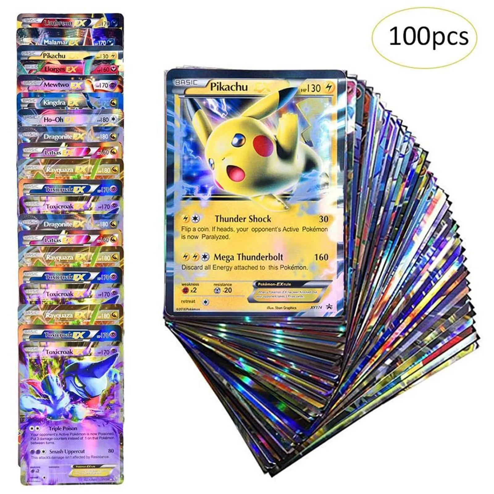 100 шт./коркоркор. для карт Pokemon GX Vmax, английская блестящая торговля, коллекционная игра, карточная коробка, усилитель, испанская детская боева...
100 шт./коркоркор. для карт Pokemon GX Vmax, английская блестящая торговля, коллекционная игра, карточная коробка, усилитель, испанская детская боева...