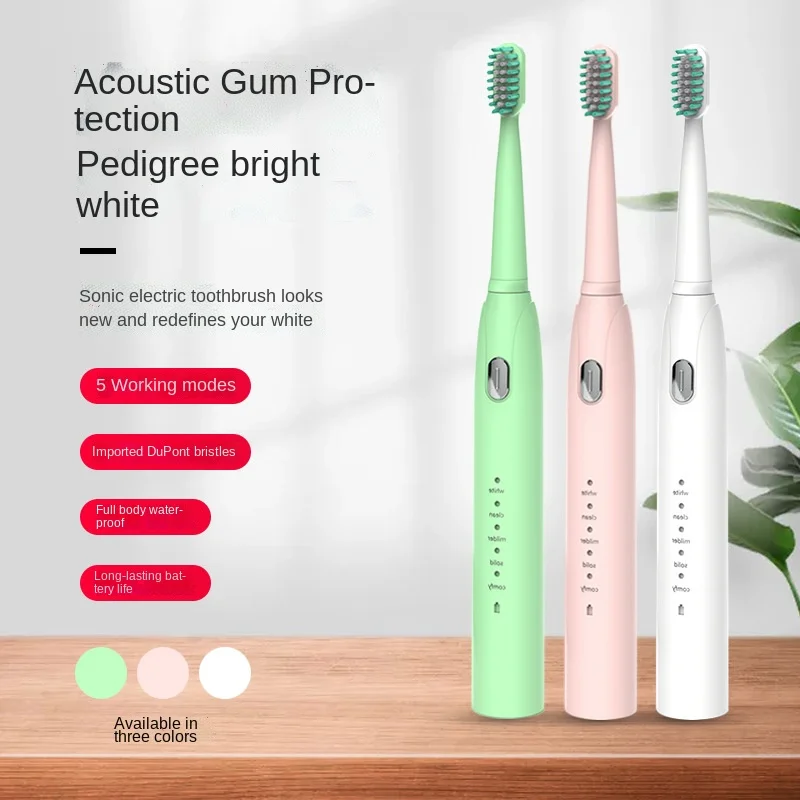New household electric toothbrush usb wireless charging sonic vibration waterproof children adult general cleaning toothbrush
New household electric toothbrush usb wireless charging sonic vibration waterproof children adult general cleaning toothbrush