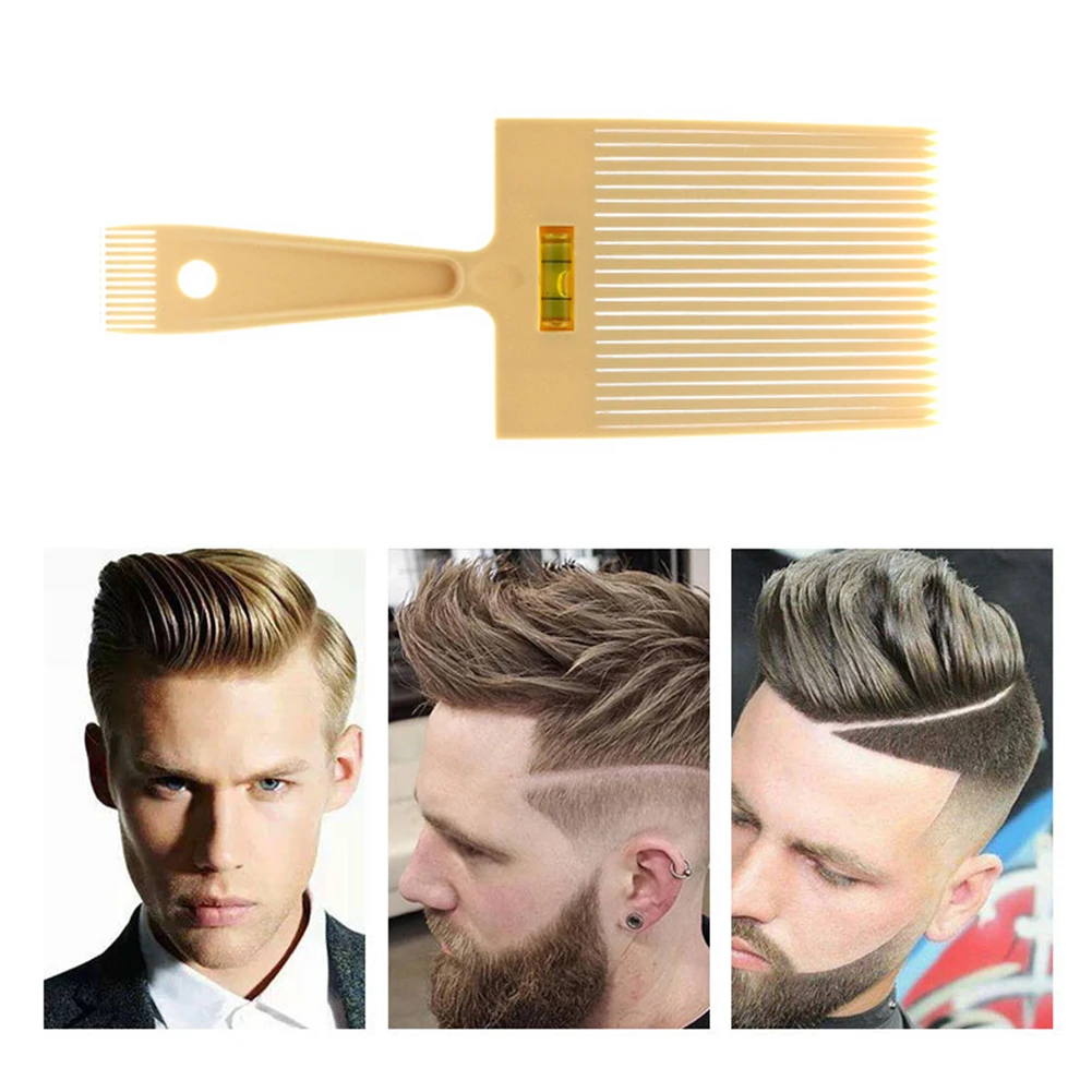 

Hair Pick Comb Barber Clipper Hair Comb Bubber Level Flat Top Comb with Wide Tooth Hair Dyeing Comb Hairdressing Tools for Salon