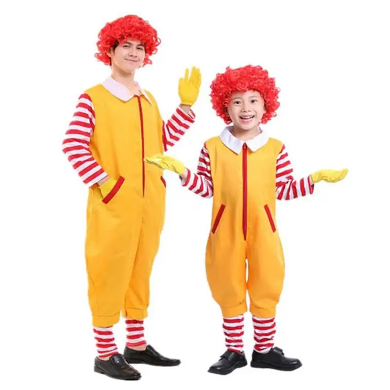 4pcs/Set Yellow Clown Costume For Kids Adults Halloween Cosplay Costume Parent-Child Clown Suit For Party Stage Performance
4pcs/Set Yellow Clown Costume For Kids Adults Halloween Cosplay Costume Parent-Child Clown Suit For Party Stage Performance