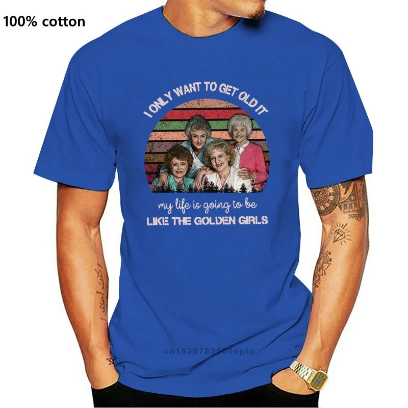 Новые золотые девушки Я только хочу получить старую винтажную футболку черная Хлопковая мужская S 4Xl
Новые золотые девушки Я только хочу получить старую винтажную футболку черная Хлопковая мужская S 4Xl