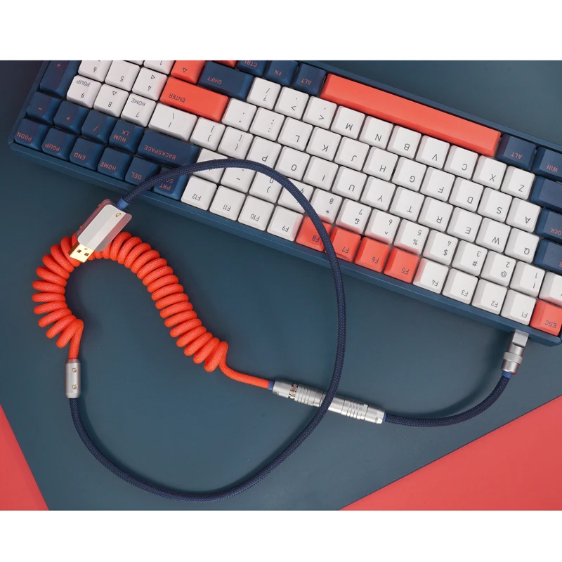 Механический кабель для клавиатуры ручной работы GeekCable, тематический кабель для клавиатуры IQUNIX F96 Coral Sea Colorway Line Type-C Mini-USB Micro-USB PH/XH 
Механический кабель для клавиатуры ручной работы GeekCable, тематический кабель для клавиатуры IQUNIX F96 Coral Sea Colorway Line Type-C Mini-USB Micro-USB PH/XH