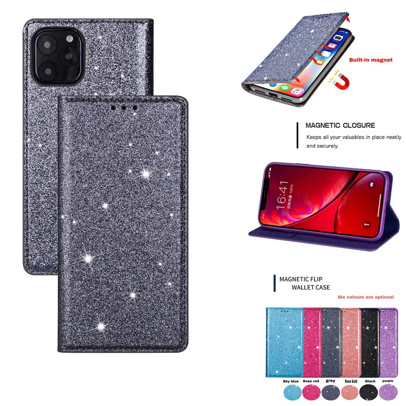 Shiny Flip Case Magnetic For iPhone 12 11 Pro Max With Durable Sparkles Bling Fundas Cover For iPhone XR XS Max X Phone Etui
Shiny Flip Case Magnetic For iPhone 12 11 Pro Max With Durable Sparkles Bling Fundas Cover For iPhone XR XS Max X Phone Etui