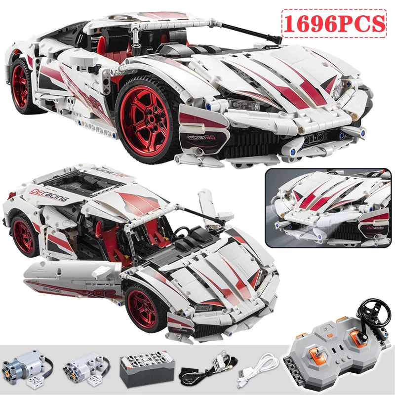 Remote Control Sport vehicle MOC Building Blocks Model RC/non-RC Racing Car Bricks Toys for children
Remote Control Sport vehicle MOC Building Blocks Model RC/non-RC Racing Car Bricks Toys for children