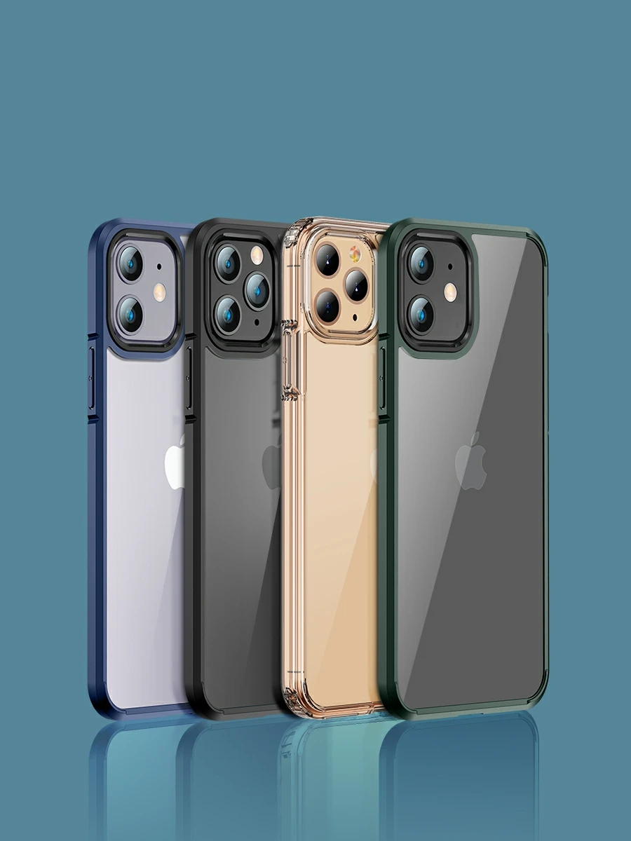 Cell Phone Cases for iPhone 11 /11 Pro Max/12 Mini/12 Pro Max New Soft Bumper Case + Clear PC Back Cover Protection Skins Shell
Cell Phone Cases for iPhone 11 /11 Pro Max/12 Mini/12 Pro Max New Soft Bumper Case + Clear PC Back Cover Protection Skins Shell