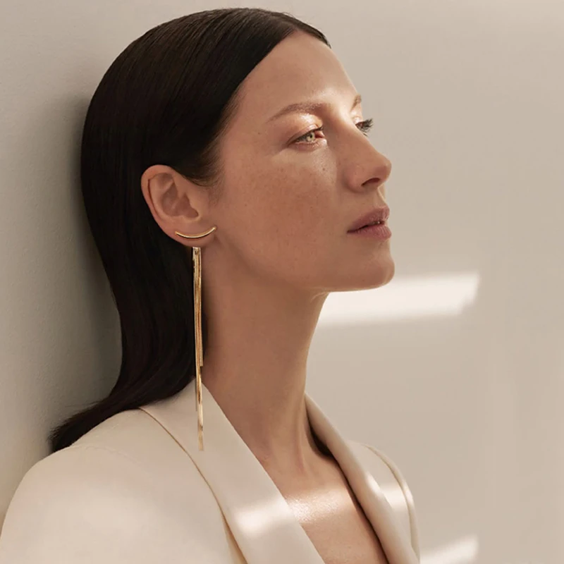 Vintage Gold Color Bar Long Thread Tassel Drop Earrings for Women Glossy Arc Geometric Korean Earring Fashion Jewelry 2020 New
Vintage Gold Color Bar Long Thread Tassel Drop Earrings for Women Glossy Arc Geometric Korean Earring Fashion Jewelry 2020 New