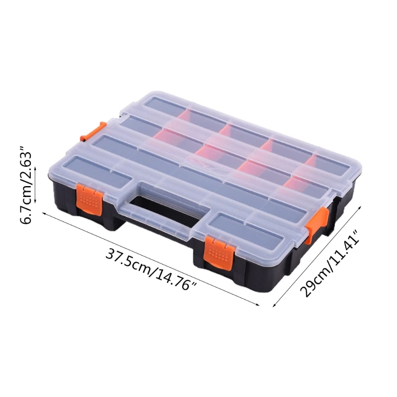 Multiple Partition Compartment Hardware Tool Accessories Box Impact Resistant Organizer Removable Plastic Dividers Carry
Multiple Partition Compartment Hardware Tool Accessories Box Impact Resistant Organizer Removable Plastic Dividers Carry