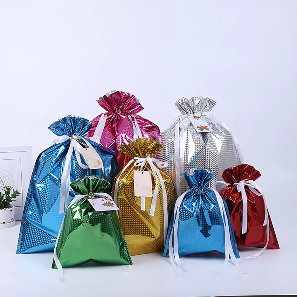 5Pcs Christmas Aluminum Foil Bag Reusable Drawstring Wrap Present Gift Pouches Food Packaging Storge Bags Navidad 2022 New Year
5Pcs Christmas Aluminum Foil Bag Reusable Drawstring Wrap Present Gift Pouches Food Packaging Storge Bags Navidad 2022 New Year