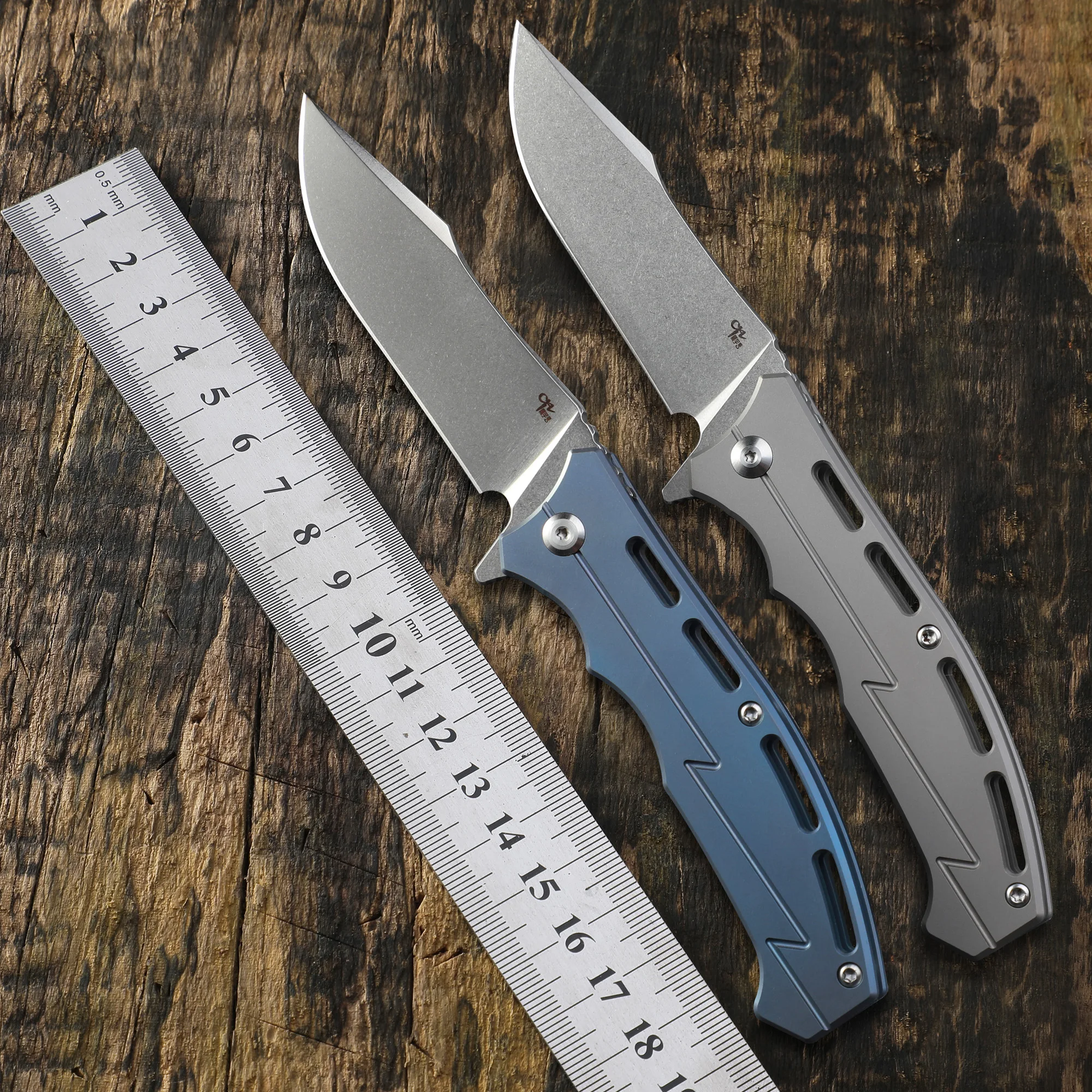 CH3009 titanium handle folding knives D2 steel blade outdoor hunting knife ball bearing EDC fishing survival camping tool knife
CH3009 titanium handle folding knives D2 steel blade outdoor hunting knife ball bearing EDC fishing survival camping tool knife