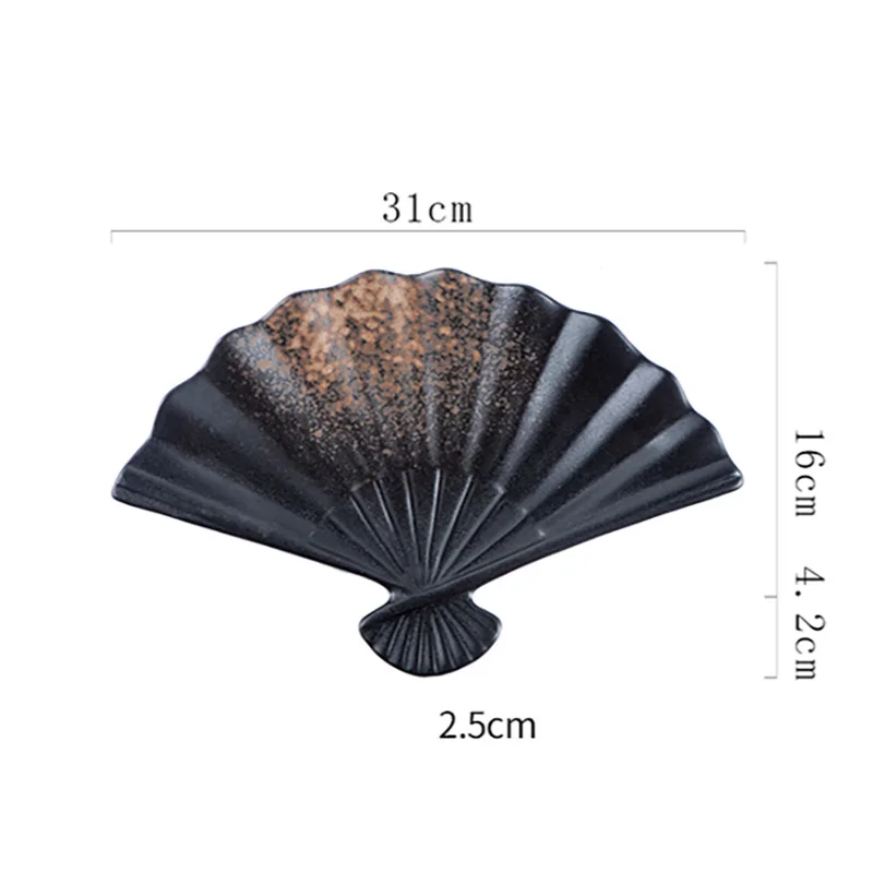 FANCITY Fan plate, creative ceramic plate, large plate, restaurant plate, sushi plate flat plate
FANCITY Fan plate, creative ceramic plate, large plate, restaurant plate, sushi plate flat plate
