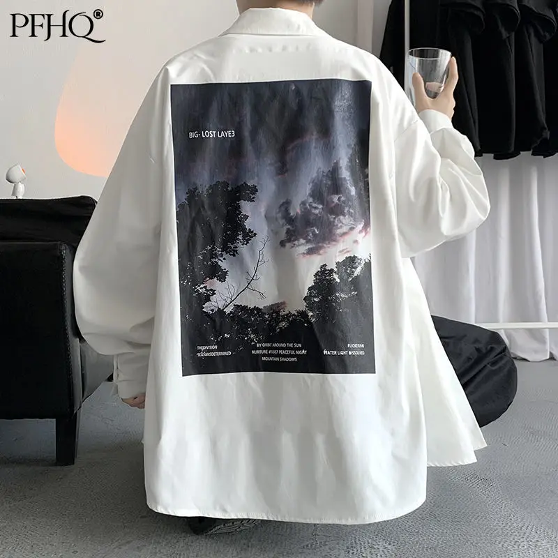 PFHQ 2021 Осенняя новая рубашка с принтом на спине темная уличная свободная большая черная белая куртка Ins уличная одежда крутая оверсайз 21D1055 
PFHQ 2021 Осенняя новая рубашка с принтом на спине темная уличная свободная большая черная белая куртка Ins уличная одежда крутая оверсайз 21D1055