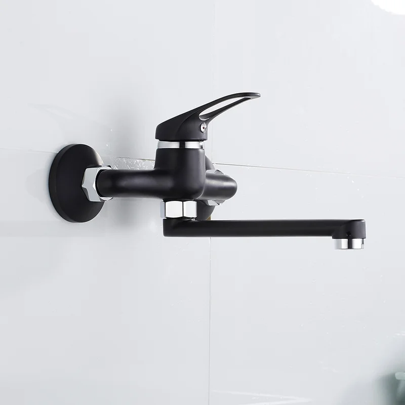 Rotatable Kitchen Faucet Wall Mounted Lengthened Copper Single Handle Basin Faucet Hot Cold Water Mixer Pool Tap Sink Faucets
Rotatable Kitchen Faucet Wall Mounted Lengthened Copper Single Handle Basin Faucet Hot Cold Water Mixer Pool Tap Sink Faucets
