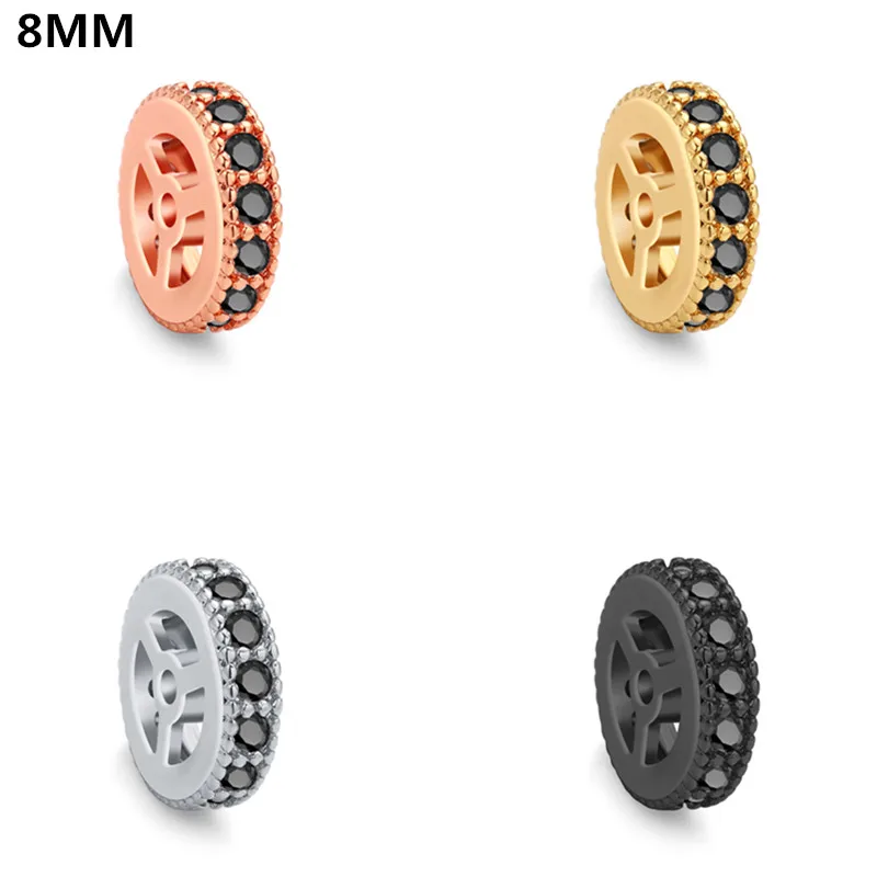 5pcs/lot Micro Pave Black Cubic Zirconia Spacer For Jewelry Making CZ Round Basic Spacer Charms Beads DIY Jewelry Bracelet
5pcs/lot Micro Pave Black Cubic Zirconia Spacer For Jewelry Making CZ Round Basic Spacer Charms Beads DIY Jewelry Bracelet