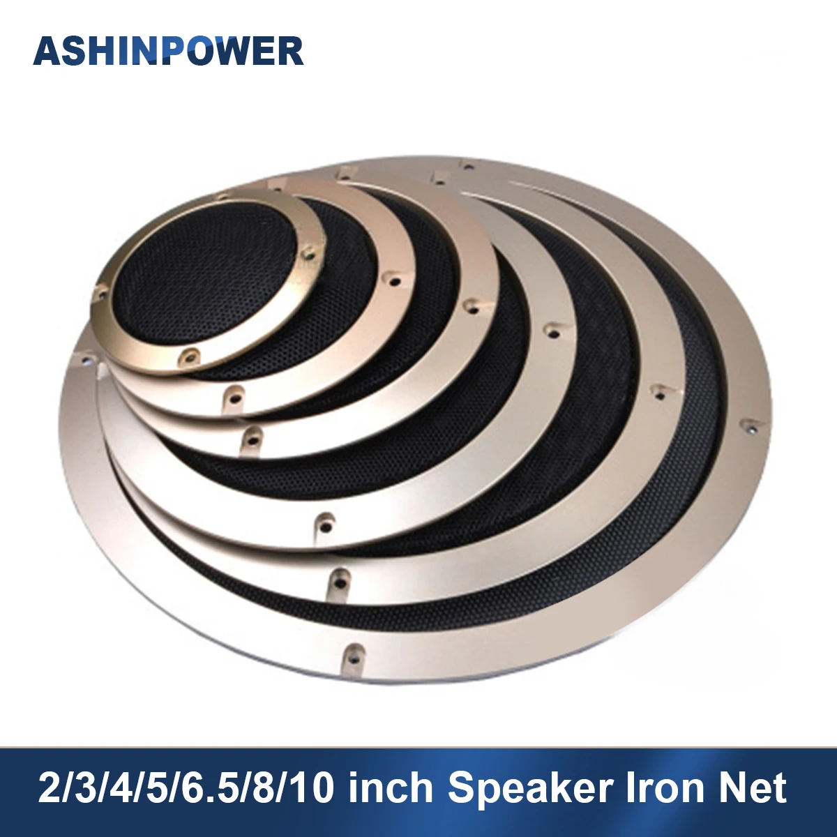 2/3/4/5/6.5/8/10 inch Speaker Iron Net Grill Mesh Round Golden Bass Subwoofer Horn Protective Cover Circle Enclosure Protection
2/3/4/5/6.5/8/10 inch Speaker Iron Net Grill Mesh Round Golden Bass Subwoofer Horn Protective Cover Circle Enclosure Protection
