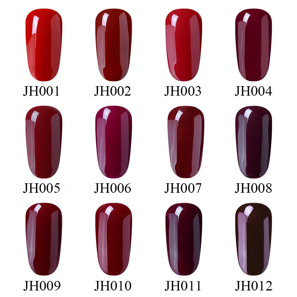 

Elite99 10ml Wine Red Color Gel Nail Polish UV Nails Gel Polish For Manicure Nail Art Gel Lacquer Soak Off Enamel UV Gel Varnish