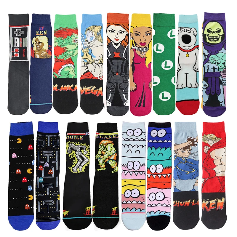 Novelty Gamers Anime Socks Men Animal Crossing Gamer Socks Hip Hop Streetwear Novelty Funny Sokken Wholesale Dropshiping 
Novelty Gamers Anime Socks Men Animal Crossing Gamer Socks Hip Hop Streetwear Novelty Funny Sokken Wholesale Dropshiping