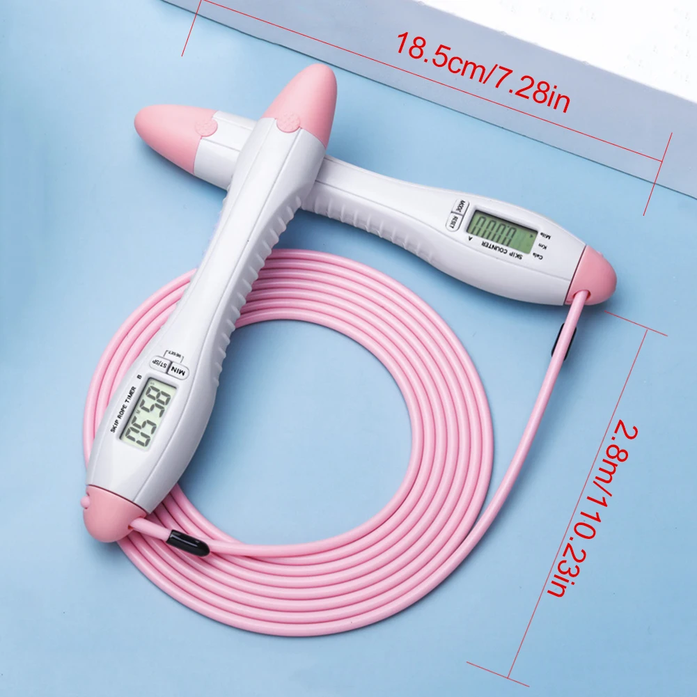 Skipping Rope with Counter Steel Cable Tangle-Free, 9.2ft Speed Skipping Rope for Workout Gym Fitness
Skipping Rope with Counter Steel Cable Tangle-Free, 9.2ft Speed Skipping Rope for Workout Gym Fitness