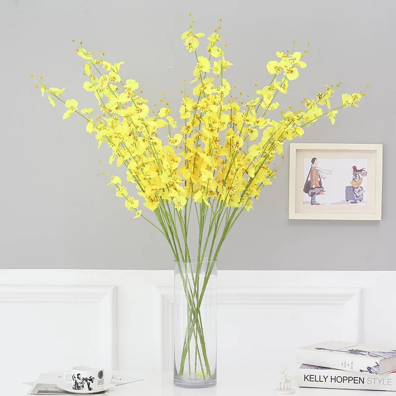 5 Branch Home Decoration Artificial Flowers Silk Dancing Orchid Fake Flowers Wedding Decoration Accessories Home Garden Decor
5 Branch Home Decoration Artificial Flowers Silk Dancing Orchid Fake Flowers Wedding Decoration Accessories Home Garden Decor