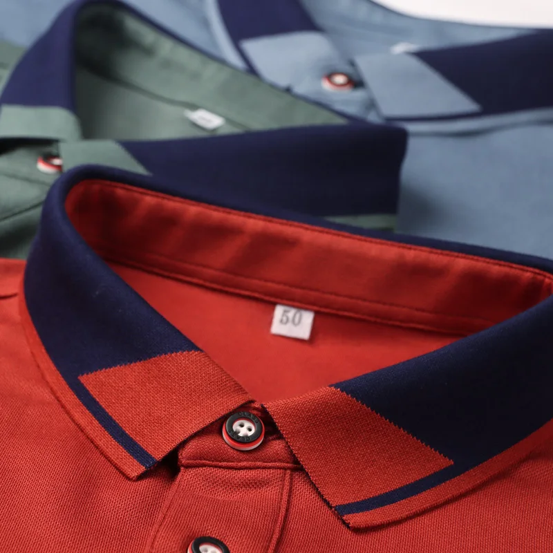 Mercerized cotton long sleeve T-shirt men's new solid color embroidered Paul shirt casual lapel high quality polo shirt
Mercerized cotton long sleeve T-shirt men's new solid color embroidered Paul shirt casual lapel high quality polo shirt