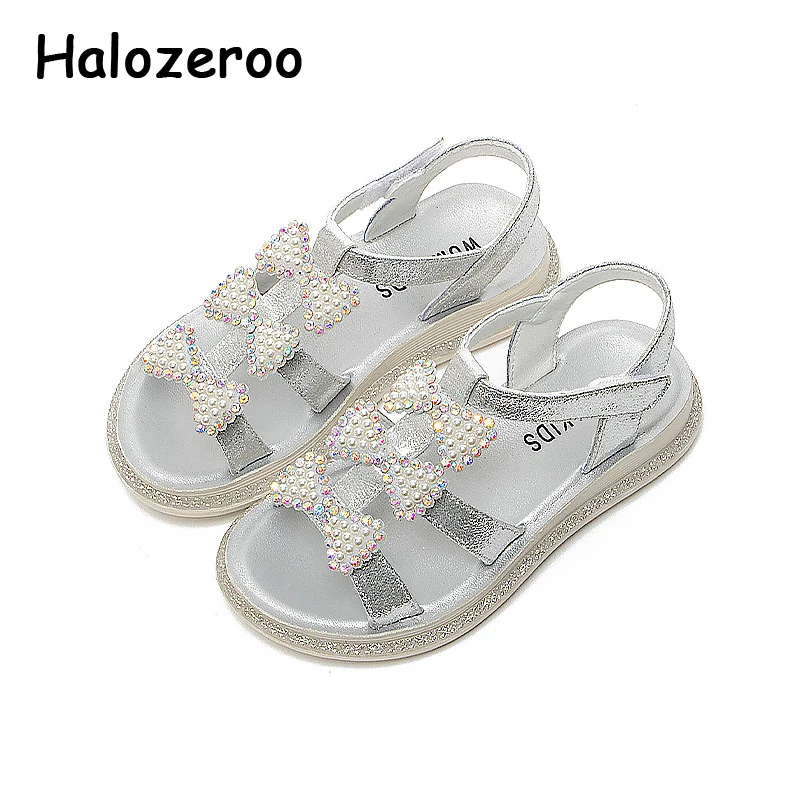 New Summer Kids Princess Sandals Children Bow Brand Shoes Baby Girls Silver Beach Sandalias Dress Sandals Soft Rhinestone Shoes
New Summer Kids Princess Sandals Children Bow Brand Shoes Baby Girls Silver Beach Sandalias Dress Sandals Soft Rhinestone Shoes