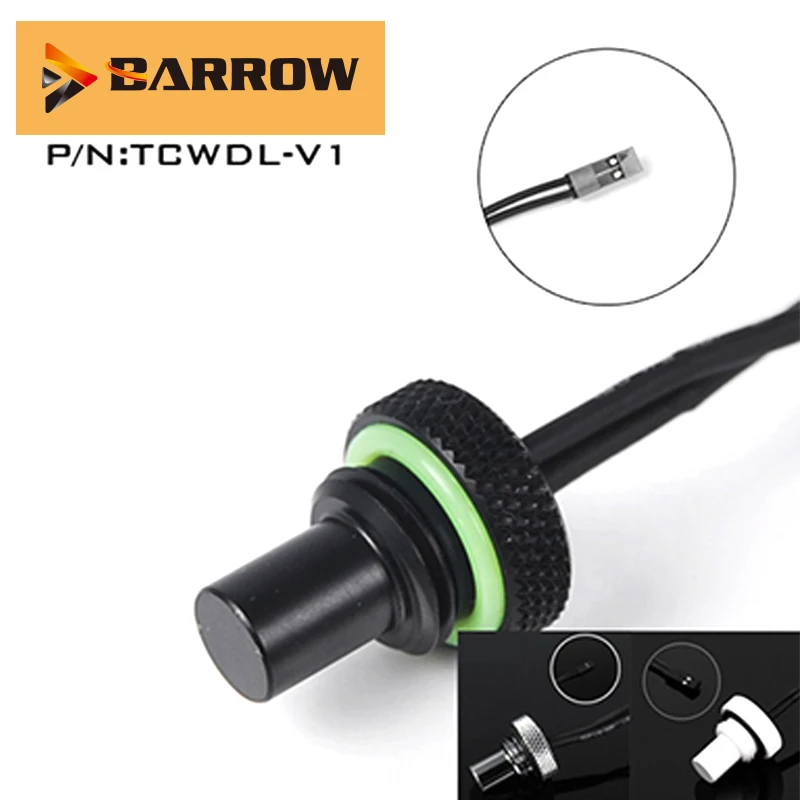BARROW G1/4 10K Black Silver temperature water stop sealing plug water cooling PC Application Accessories Water fitting TCWDL-V1
BARROW G1/4 10K Black Silver temperature water stop sealing plug water cooling PC Application Accessories Water fitting TCWDL-V1