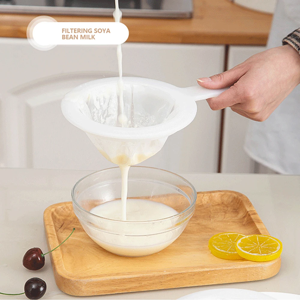 Soymilk Filter Mesh Sieve Milk Bag Squeeze Juice Grid Colander Handheld Flour Honey Strainer Filter Beekeeper Beehive
Soymilk Filter Mesh Sieve Milk Bag Squeeze Juice Grid Colander Handheld Flour Honey Strainer Filter Beekeeper Beehive