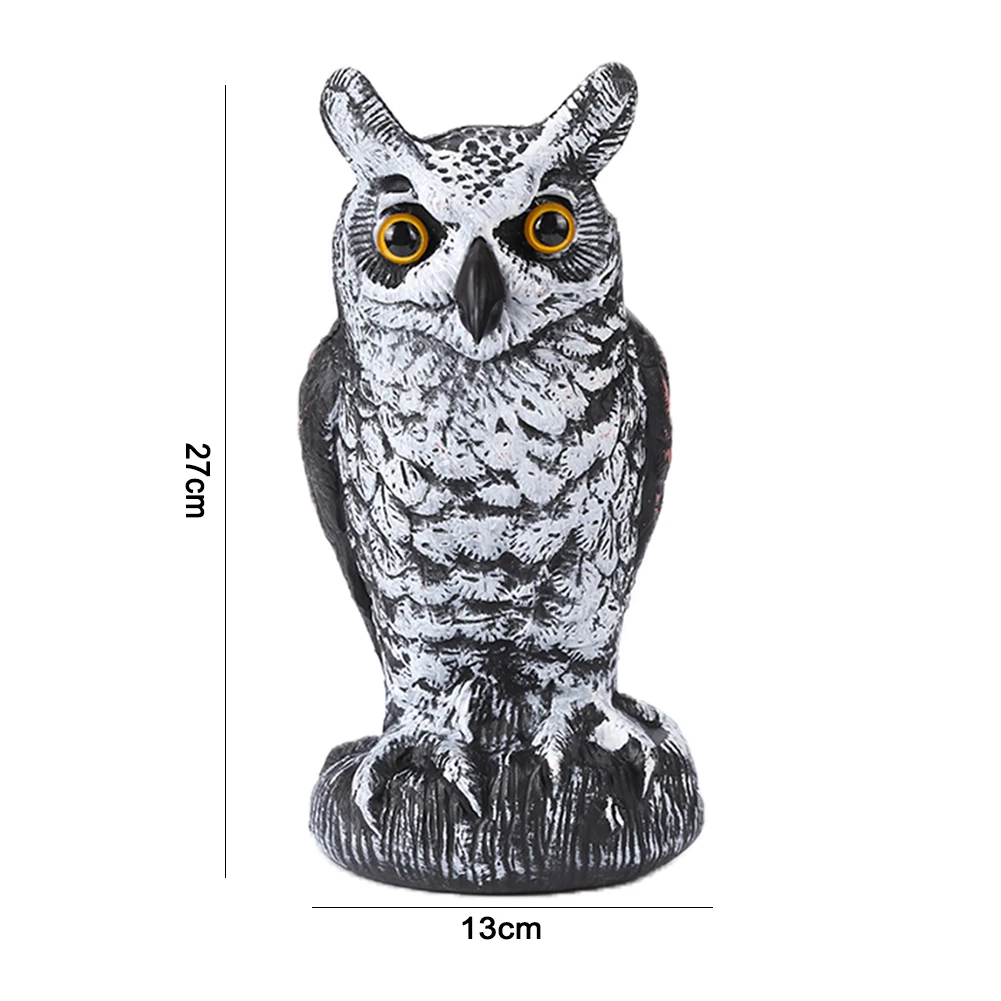 Realistic Bird Scarer Fake Owl Prowler Decoy Protection Repellent Pest Control Scarecrow Outdoor Garden Yard Decoration
Realistic Bird Scarer Fake Owl Prowler Decoy Protection Repellent Pest Control Scarecrow Outdoor Garden Yard Decoration