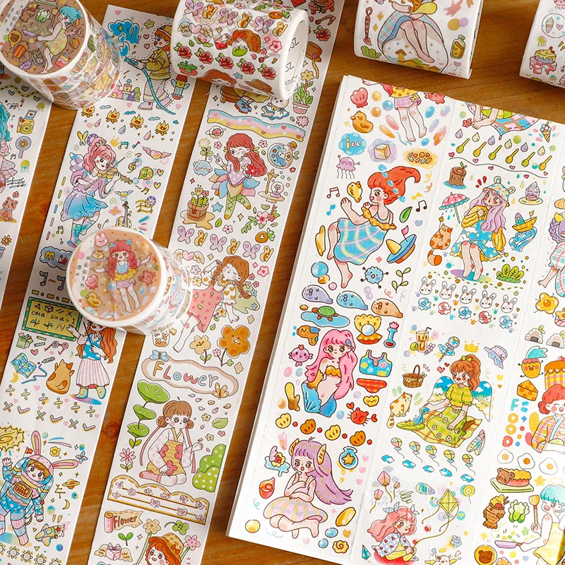 1pcs/1lot Decorative Adhesive Tapes ins fresh and cute Decorative Scrapbooking DIY Paper Japanese Stickers 3M
1pcs/1lot Decorative Adhesive Tapes ins fresh and cute Decorative Scrapbooking DIY Paper Japanese Stickers 3M