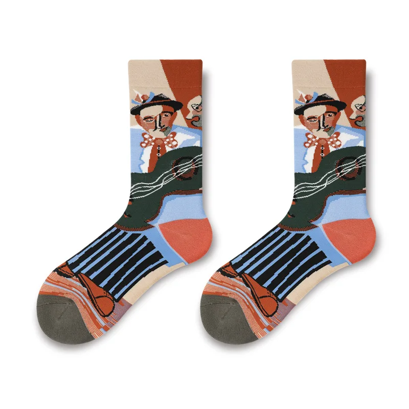 New socks ladies fashion tube socks Japanese street graffiti illustration personality color matching art stockings couple socks
New socks ladies fashion tube socks Japanese street graffiti illustration personality color matching art stockings couple socks