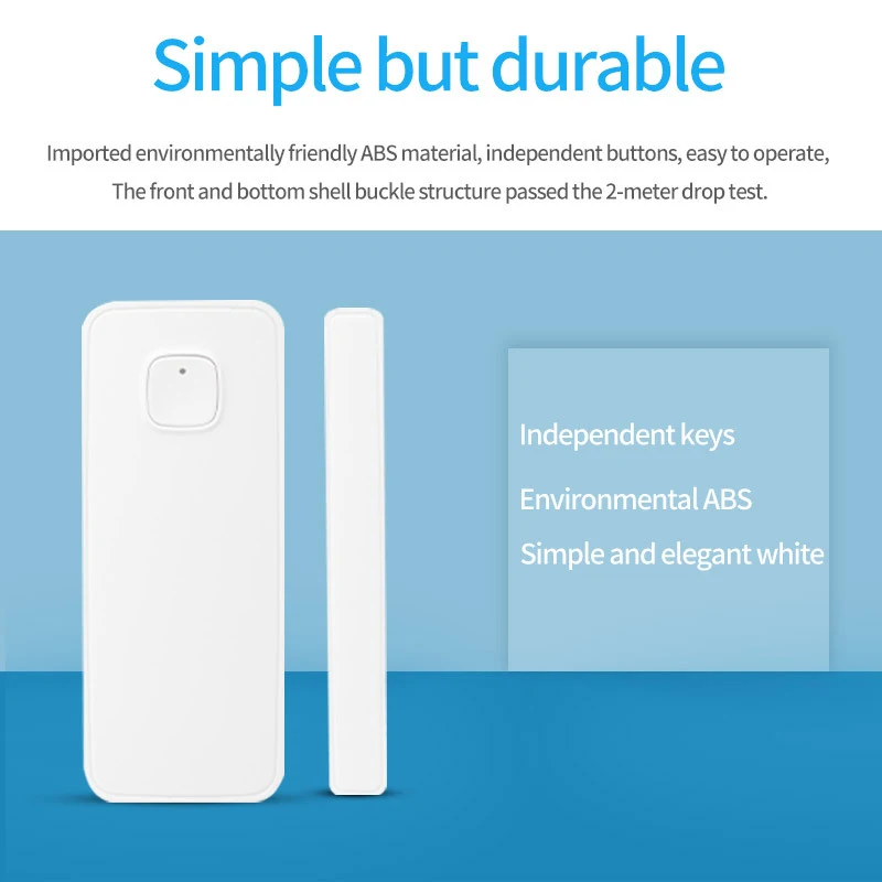 2021 Door Sensor WiFi Wireless EWeLink APP Remote Voice Monitoring Door Window Sensor Alarm Burglar Home Security Warning System
2021 Door Sensor WiFi Wireless EWeLink APP Remote Voice Monitoring Door Window Sensor Alarm Burglar Home Security Warning System