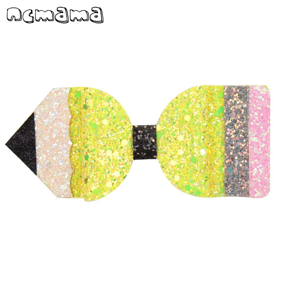 Back To School 4.5'' Pencil Hair Bows for Girls Glitte Hair Clips Fashion Shiny Hairgrips Barrettes Party Kids Hair Accessories
Back To School 4.5'' Pencil Hair Bows for Girls Glitte Hair Clips Fashion Shiny Hairgrips Barrettes Party Kids Hair Accessories