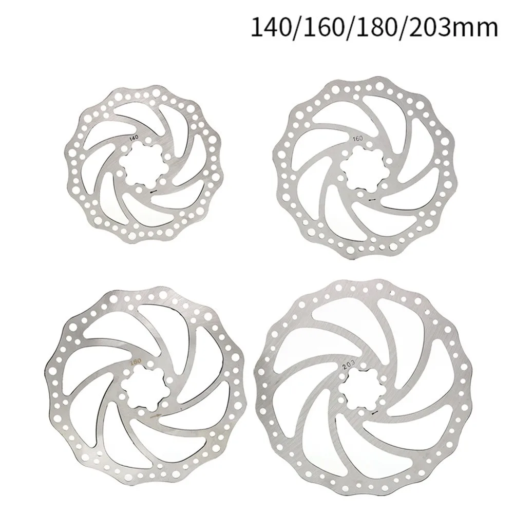 MTB Bike Disc Brake Rotor 160mm 180mm 203mm 6 Bolts Rotor For Mountain Road Bicycle Stainless Steel Cycling Parts Accessory
MTB Bike Disc Brake Rotor 160mm 180mm 203mm 6 Bolts Rotor For Mountain Road Bicycle Stainless Steel Cycling Parts Accessory