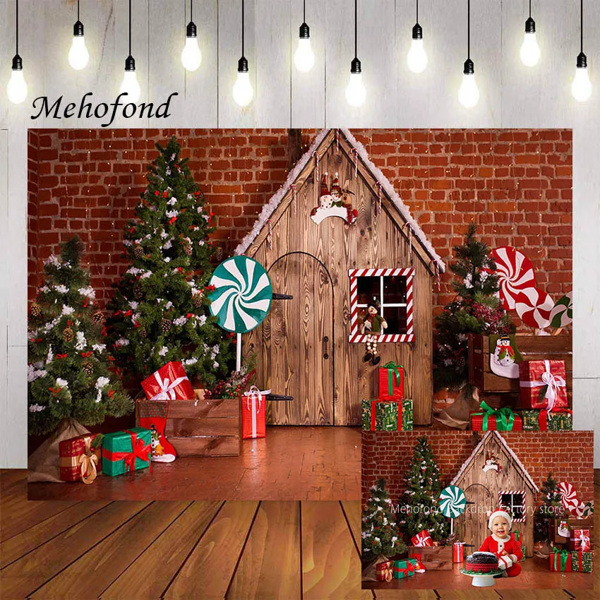Mehofond Photography Background Christmas Tree Wooden House Candy Tree Gifts Holiday Party Portrait Decor Backdrop Photo Studio
Mehofond Photography Background Christmas Tree Wooden House Candy Tree Gifts Holiday Party Portrait Decor Backdrop Photo Studio
