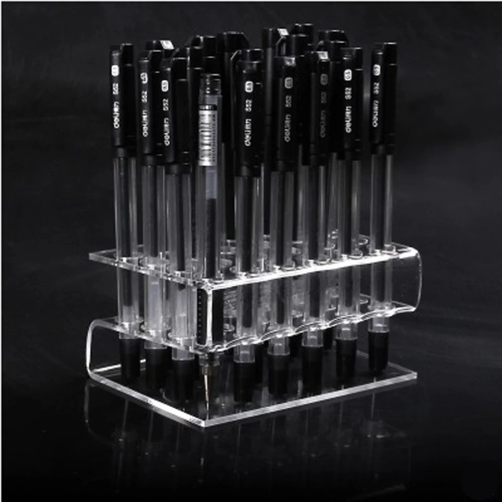 Acrylic Marker Pens display rack holder eyebrow Pencil Desk Organiser 24 Slot box 1.2cm
Acrylic Marker Pens display rack holder eyebrow Pencil Desk Organiser 24 Slot box 1.2cm