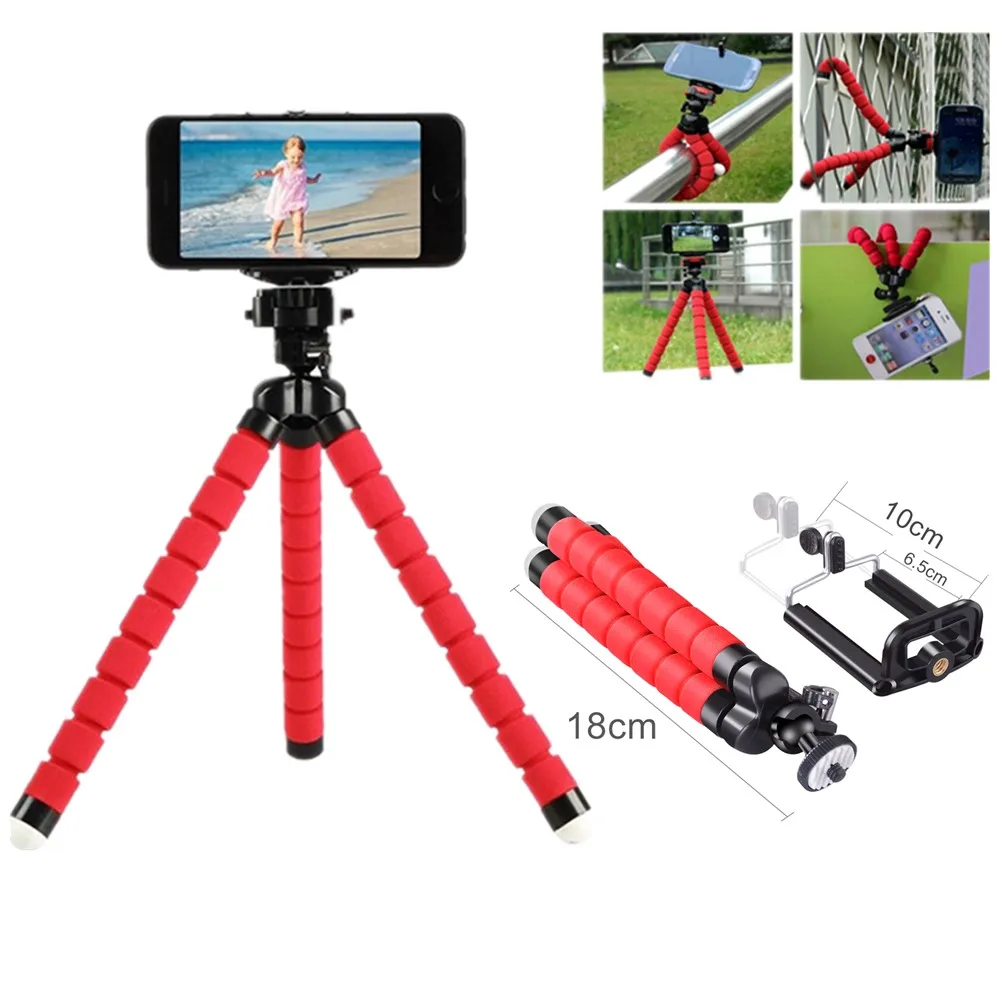 Octopus Flexible Tripod Mobile Phone Holder Bracket for iPhone iPad Camera Monopod Selfie Support Mobile Phone Holder Stand
Octopus Flexible Tripod Mobile Phone Holder Bracket for iPhone iPad Camera Monopod Selfie Support Mobile Phone Holder Stand