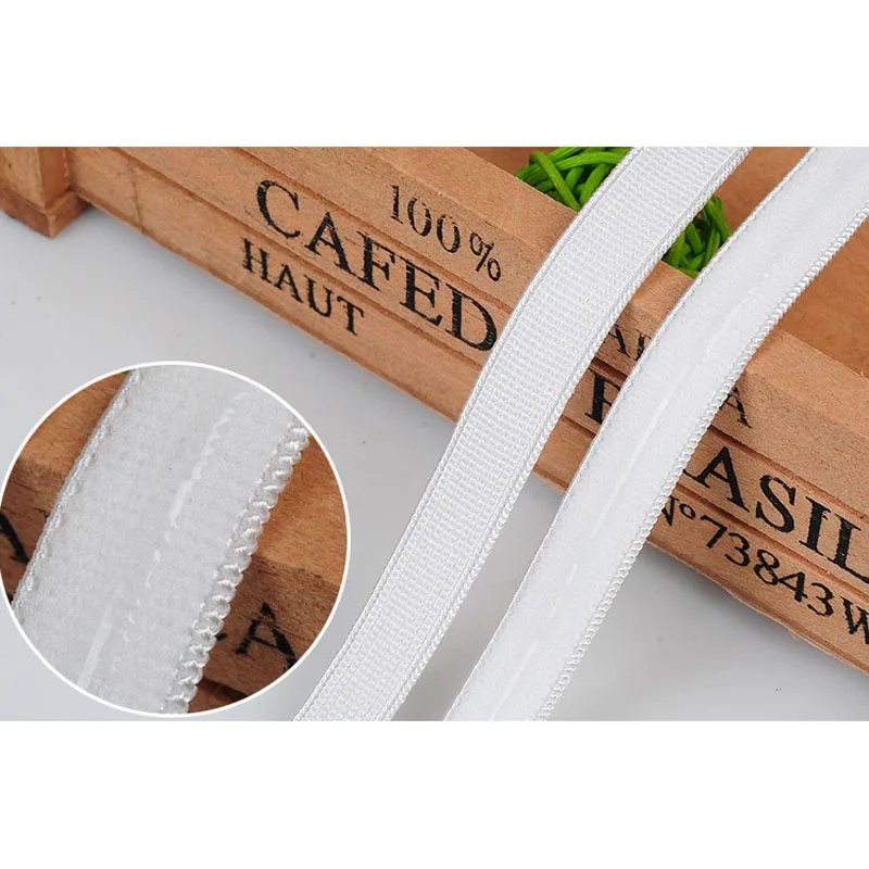 100 Yards 10mm 12mm Elastic Band With Silica Gel Non-slip Shoulder Strap Underwear Clothing DIY Sewing Accessories White Black
100 Yards 10mm 12mm Elastic Band With Silica Gel Non-slip Shoulder Strap Underwear Clothing DIY Sewing Accessories White Black