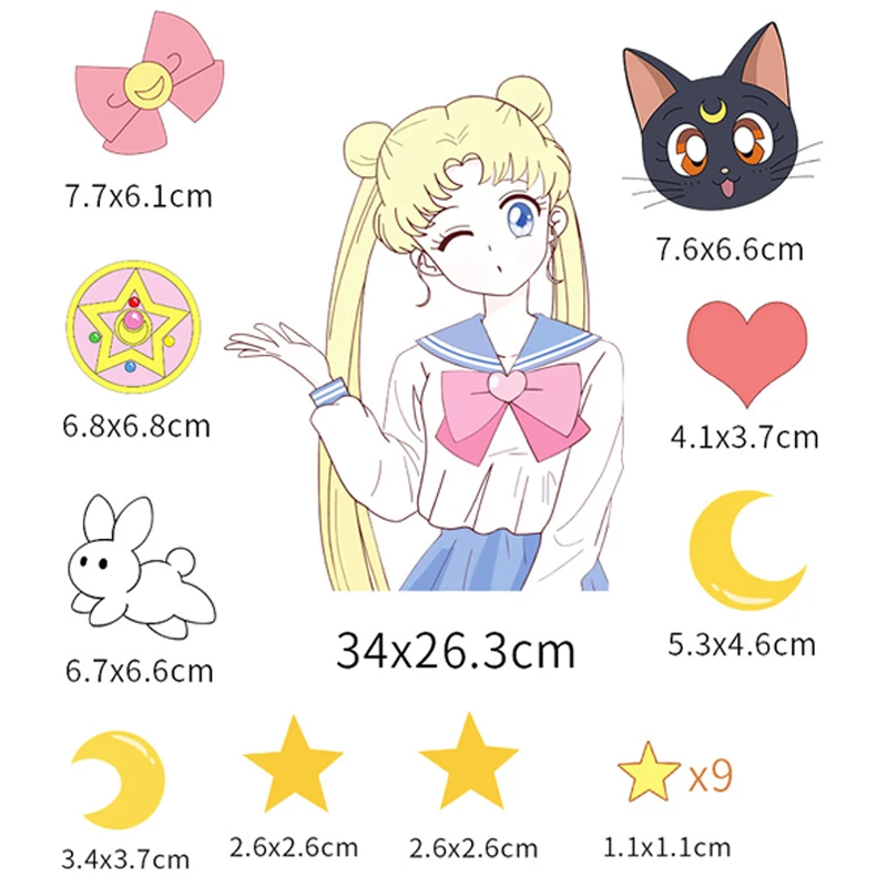 Cute Cartoon Anime Sailor Moon Kawaii Suitcase Graffiti Stickers Waterproof 34X26.3cm large Decal Kid Classic Toy Deco Sticker
Cute Cartoon Anime Sailor Moon Kawaii Suitcase Graffiti Stickers Waterproof 34X26.3cm large Decal Kid Classic Toy Deco Sticker