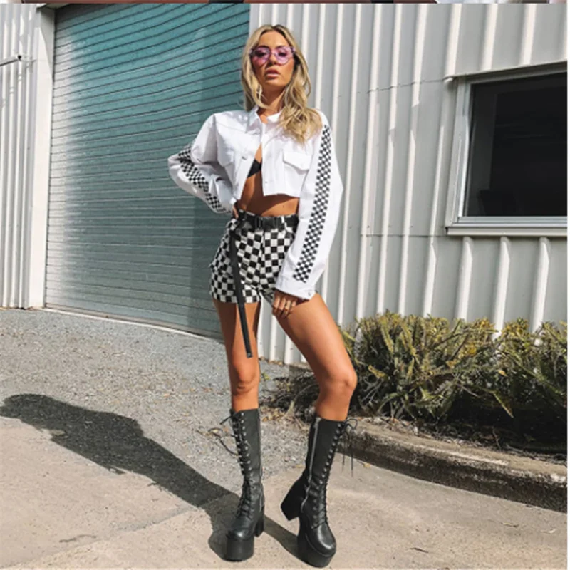 Streetwear Short Fashion Jacket Plus Size 2019 WIde-waisted White Fall Patchwork Baseball Jacket Women
Streetwear Short Fashion Jacket Plus Size 2019 WIde-waisted White Fall Patchwork Baseball Jacket Women
