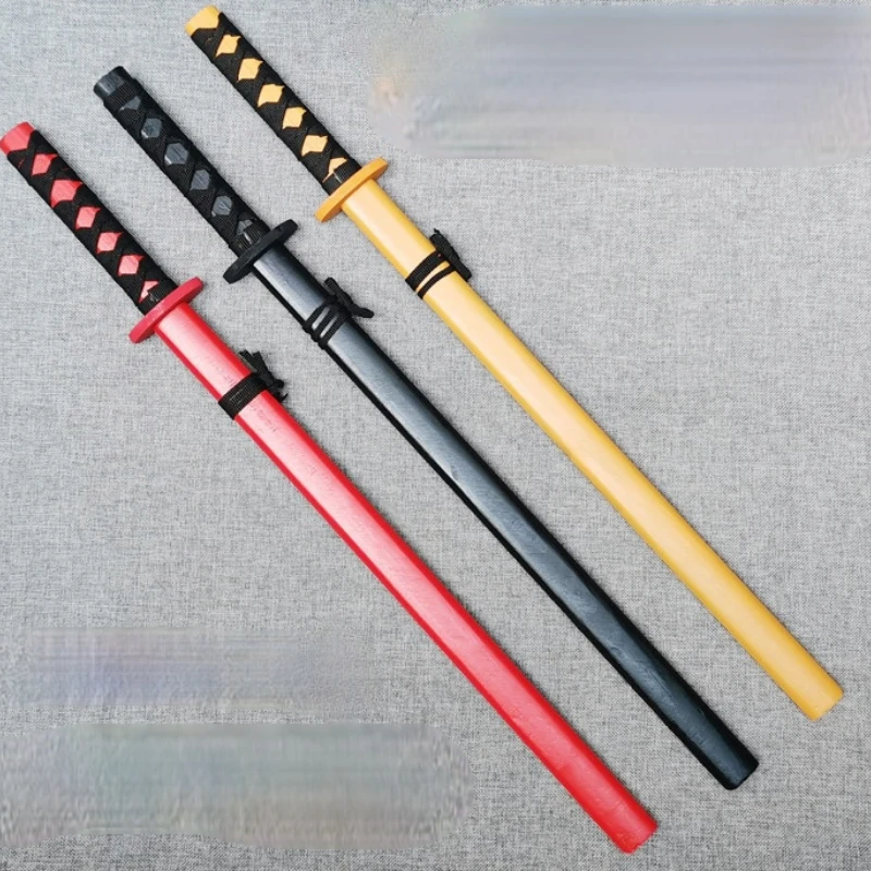 

Samurai Sword CATAZER Chinese Katana made of wood Suburito Swords Training Kung Fu Cosplay Prop Toy Ninja Knife superior quality