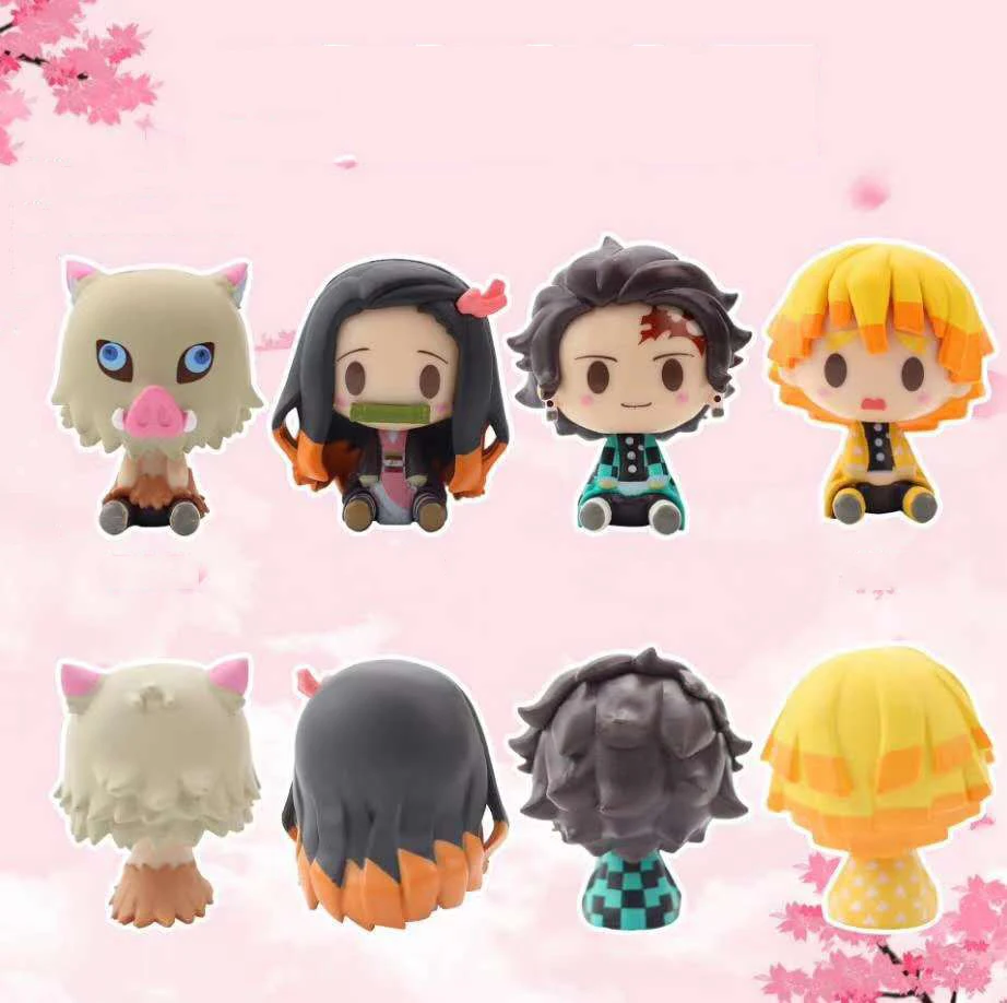 4pcs Anime Demon Slayer Kamado Tanjirou Nezuko Q Version PVC Action Collection Model Toys Ornaments Gift
4pcs Anime Demon Slayer Kamado Tanjirou Nezuko Q Version PVC Action Collection Model Toys Ornaments Gift