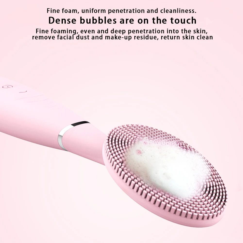 Handheld Electric Face Care Cleansing Instrument Vibration Facial Skin Care Blackhead Remover Pore Cleaner Massage Cleaning Tool
Handheld Electric Face Care Cleansing Instrument Vibration Facial Skin Care Blackhead Remover Pore Cleaner Massage Cleaning Tool
