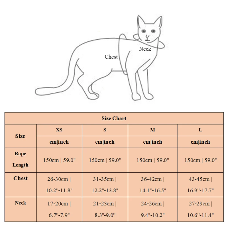 Reflective Cat Harness Leash for Walking Cat Traction Rope Vest-type Cat Chest Strap Anti-break Free Walking Cat Buckle Fashion
Reflective Cat Harness Leash for Walking Cat Traction Rope Vest-type Cat Chest Strap Anti-break Free Walking Cat Buckle Fashion