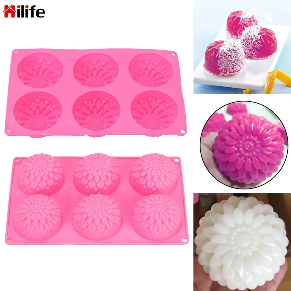 Sunflower Soap Mold DIY Handmade 3D Flower Shape Silicone Cake Mould Fondant Baking Tools Cake Decorating
Sunflower Soap Mold DIY Handmade 3D Flower Shape Silicone Cake Mould Fondant Baking Tools Cake Decorating